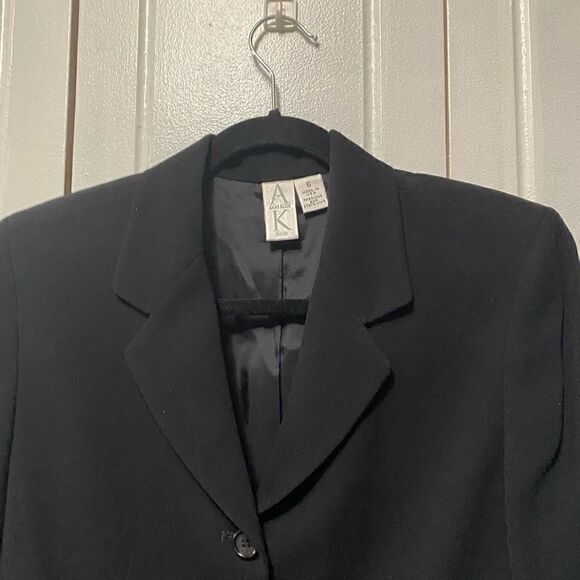 Anne Klein Black fully lined blazer jacket size 6 - Picture 2 of 8